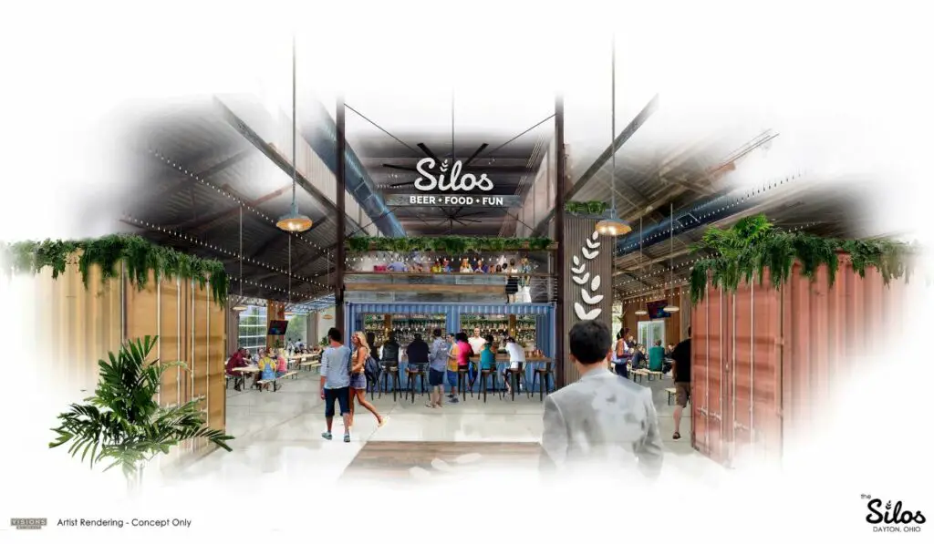 The Silos Food Hall and Beer Garden is Slated to Open in Dayton This Summer